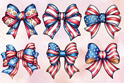 4th of July Patriotic Bow Clipart Bu, an Illustration by SVGArt (Thumbnail 8 of 9)
