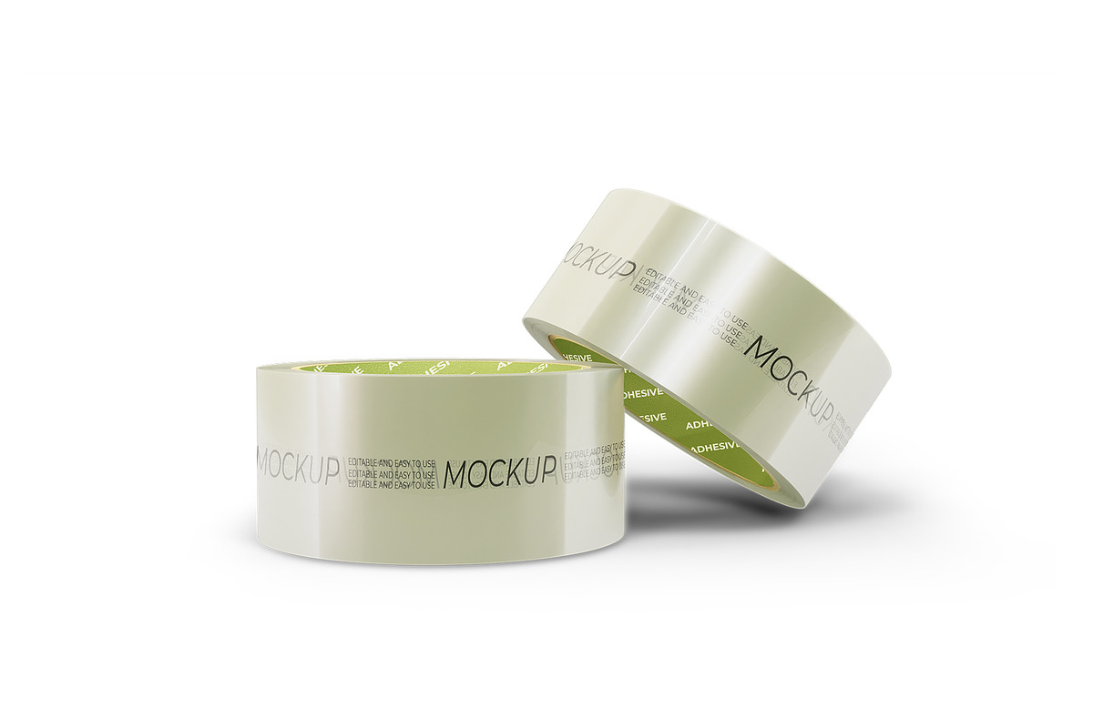 Packing Tape Mockup, a Mockup by LIOKIVA Studio (Photo 2 of 5)