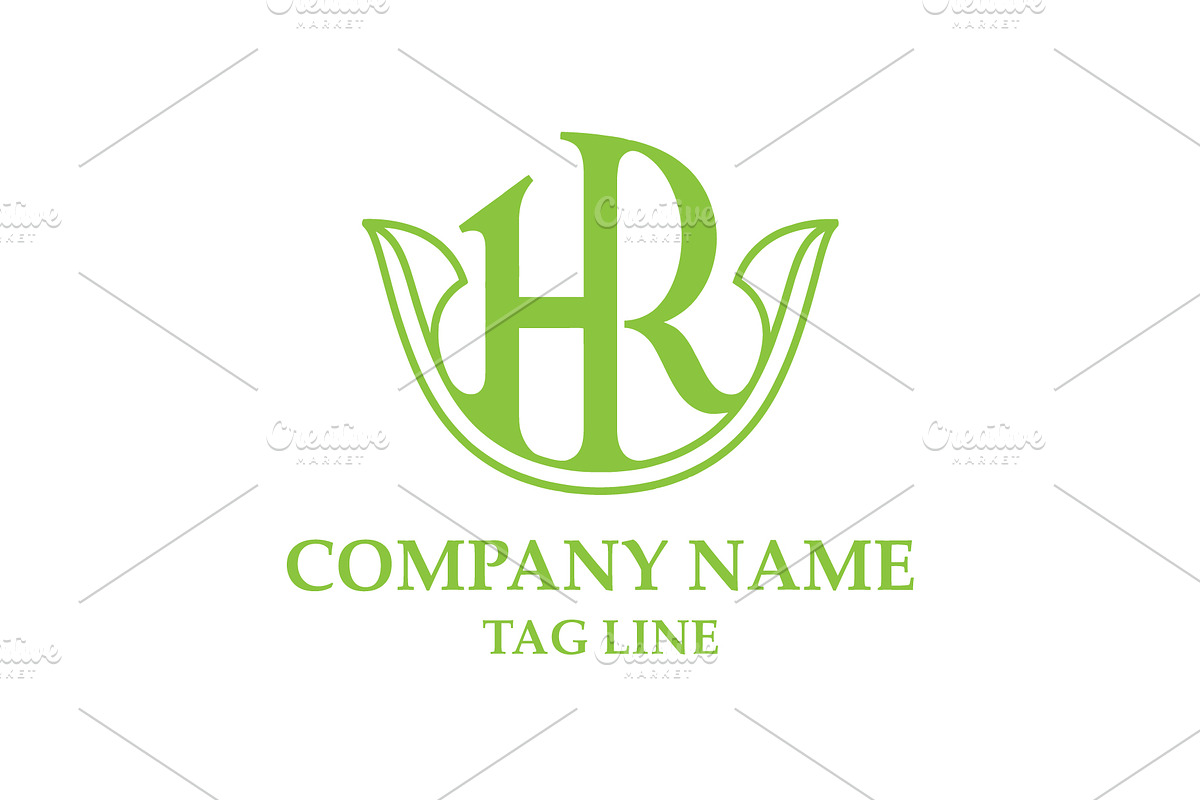 HR Fashion logo Template Editable, a Branding & Logo Template by MadeByShahbaz (Photo 1 of 2)