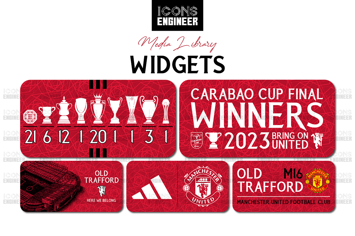 Man United 23/24 Theme Pack | Home, an Icon by IconsEngineer (Photo 6 of 11)