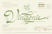 UT Vintagnie - A Wedding Script Font, a Script Font by Universitype (Thumbnail 2 of 12)