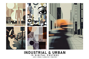 Industrial and Urban, a Decorative Illustration by Digital Art Creations