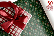 100+ Cozy Christmas Patterns & Frame, a Pattern Graphic by Mio Buono (Thumbnail 2 of 16)
