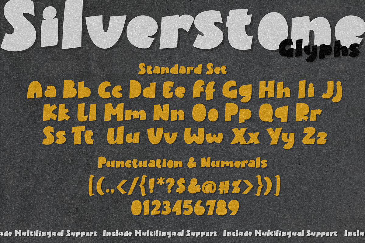 Silverstone | Display Font, a Handwritten Font by FadeLine Studio (Photo 7 of 7)