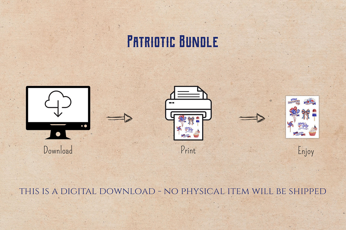 Patriotic Clipart Bundle, a Seasonal Illustration by Maggie Stilwell Design (Photo 15 of 16)