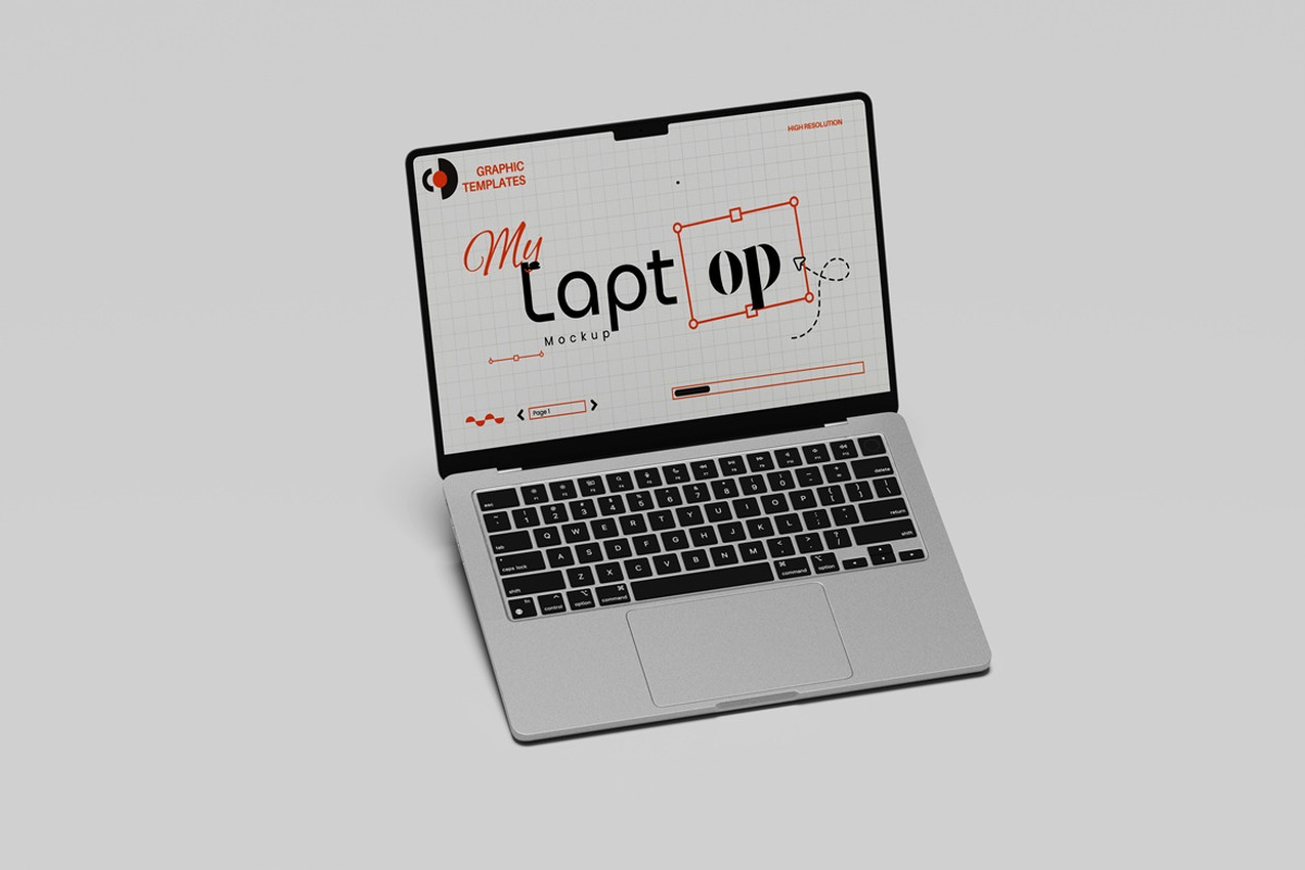 High Quality Laptop Mockup, a Mac Mockup by Ataku Design (Photo 5 of 11)