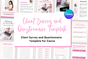 Client Questionnaire Canva Template