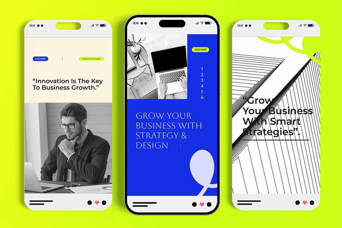 Modern Marketing Business Story Post, a Social Media Template by MightyDesign (Photo 3 of 6)