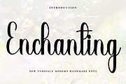 Enchanting, a Handwritten Font by FreshTypeINK (Thumbnail 1 of 8)