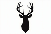 Deer Head Silhouette Vector Bundle,, an Illustration by Amazin_art (Thumbnail 7 of 19)