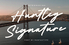 Huntley Signature Font
