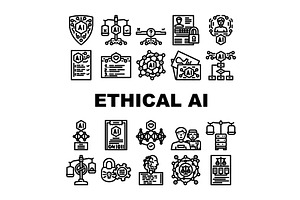 Ethical artificial intelligence law, a Technology Illustration by pikepicture