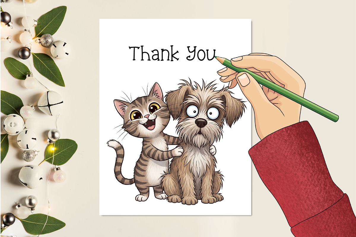 Quirky Dogs & Cats Sublimation, an Illustration by Creative Art (Photo 5 of 8)