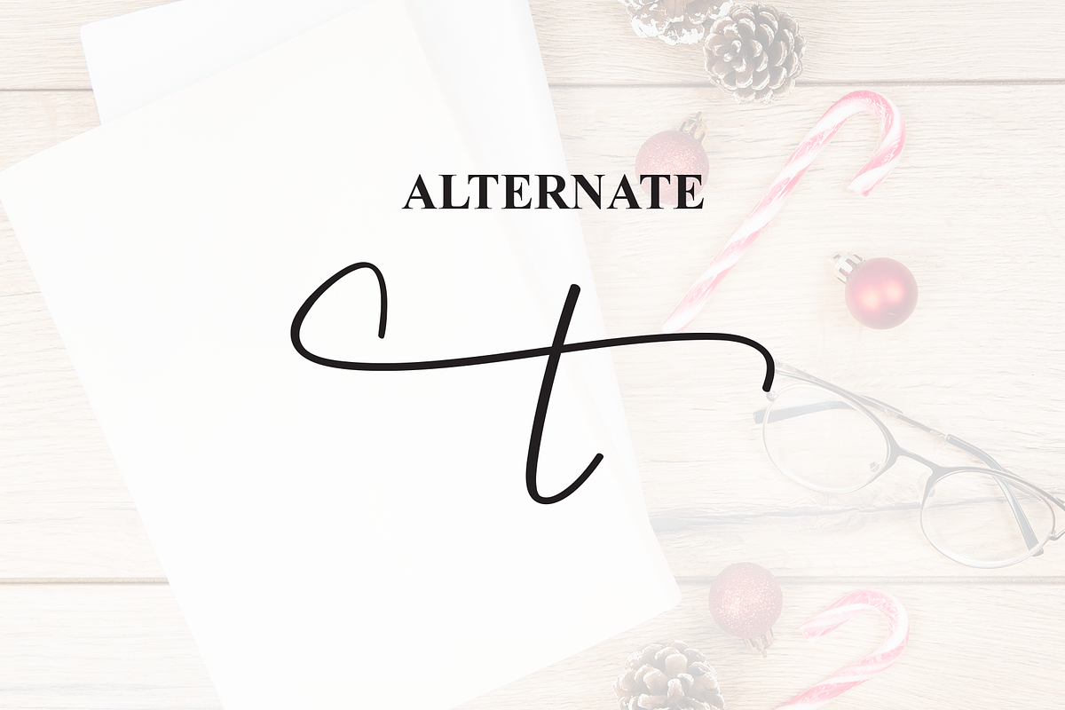 Book Christmas | Script Font, a Handwritten Font by Scratchones (Photo 8 of 9)