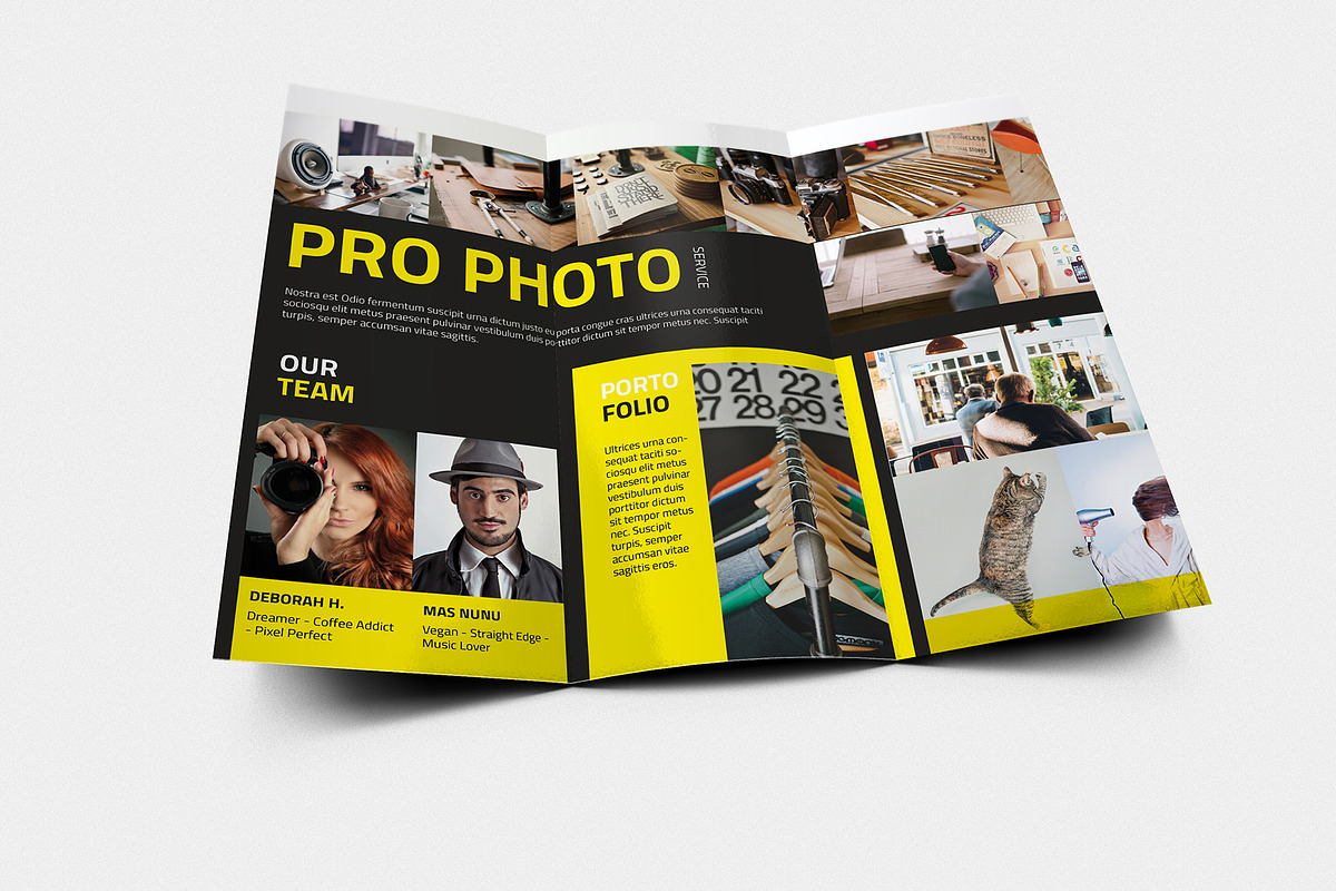 Lensa Photography Trifold Brochure, a Brochure Template by Incools Stokie (Photo 3 of 4)
