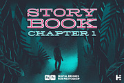 Storybook Ch. 1 Photoshop Brushes, a Brush Add-On by Tim Hankins Design (Thumbnail 1 of 5)