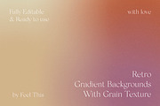 Retro Vintage Gradient Textures PS, an Object Graphic by Feel This (Thumbnail 14 of 19)