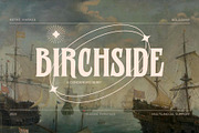Birchside - A Condensed Serif, a Serif Font by Xelo Graph (Thumbnail 1 of 8)