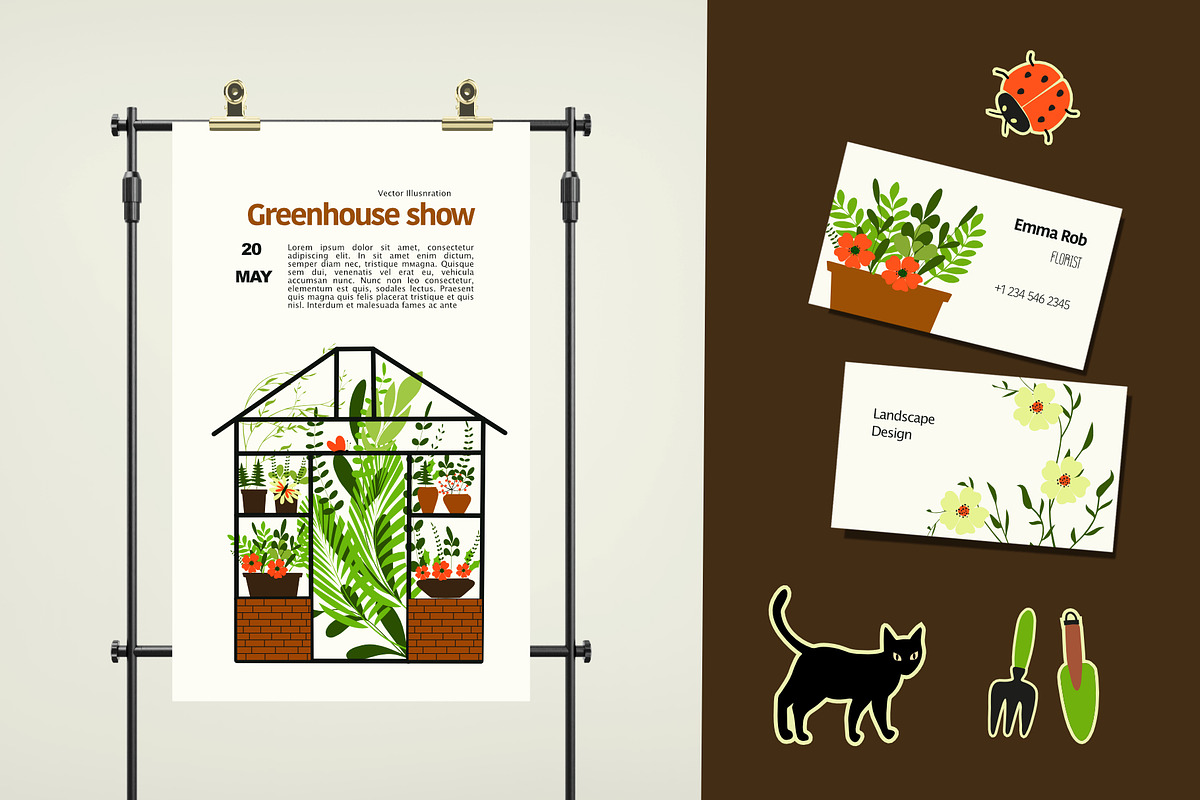 Greenhouse Creator Kit, an Object Graphic by yana.tasha (Photo 7 of 8)