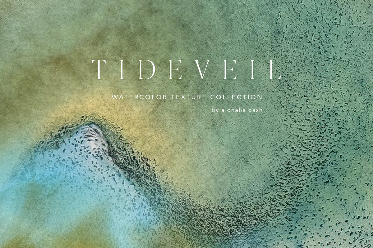 Tideveil - Watercolor Textures, a Texture Graphic by alonahaidash (Photo 1 of 12)