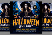 Halloween Night Party Flyer, a Flyer Template by AyumaDesign (Thumbnail 3 of 3)