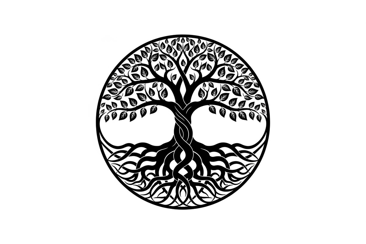 Tree of Life Circle SVG Bundle, an Illustration by Gfx_Store (Photo 7 of 50)