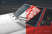 Bar Poster Ad on Car Window Mockup, an Advertising Mockup by creatsy5 (Thumbnail 3 of 6)