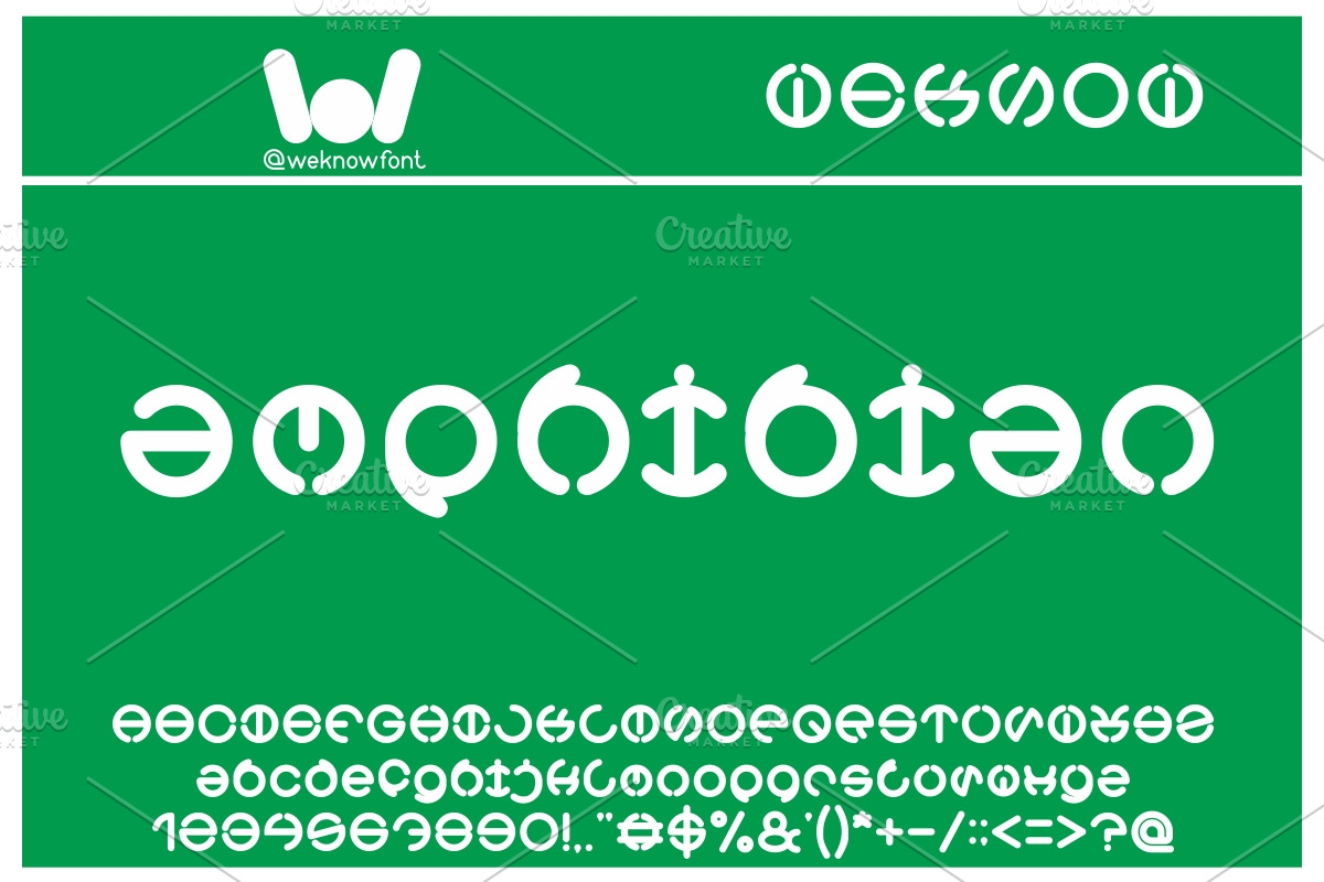 the world, a Font by weknow (Photo 2 of 5)