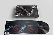 Vinyl Record Mockup 2, a Hoody Mockup by KIPET (Thumbnail 6 of 14)