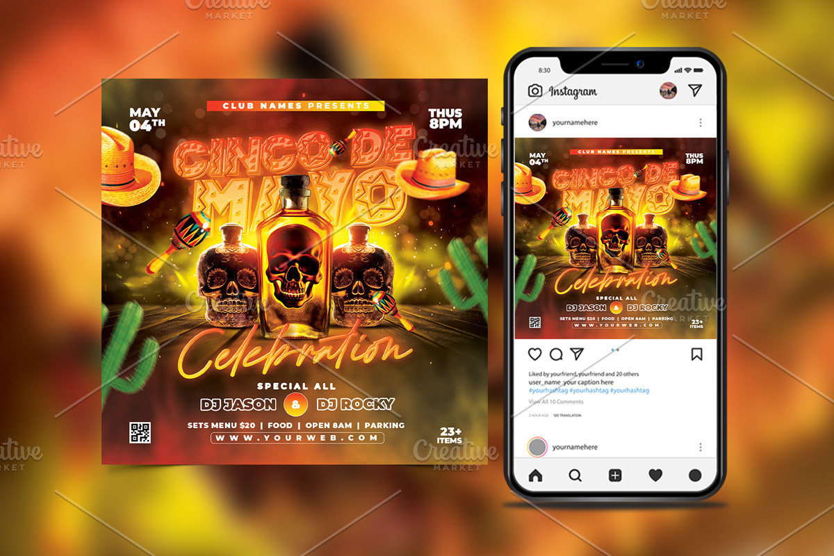 Cinco De Mayo Flyer, a Flyer Template by StarPixles11 (Photo 2 of 3)