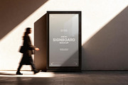 Outdoor Vertical Signboard Mockup, an Advertising Mockup by Design Squad (Thumbnail 4 of 4)