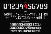 Nabsor - Monowidth Font, a Sans Serif Font by Valentino Vergan (Thumbnail 10 of 14)