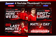 Football YouTube Thumbnail Templates, a Social Media Template by OnurDemircan (Thumbnail 1 of 6)