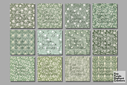 Sage Green Distressed Cottagecore, a Pattern Graphic by Fine Purple Elephant (Thumbnail 5 of 5)