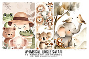 Whimisical Jungle Safari, a Decorative Illustration by Digital Art Creations (Thumbnail 2 of 7)