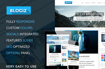 Blogiz-Modern and Elegant Blog Theme