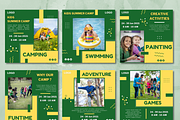 Instagram Kids Summer Camp Templates, a Social Media Template by Qamso Designs (Thumbnail 3 of 3)