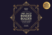 Art Deco Border & Frame Builder, an Object Graphic by The Artifex Forge (Thumbnail 1 of 11)