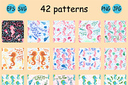 Seahorse Seamless Patterns, a Pattern Graphic by Michiru13 (Thumbnail 19 of 23)
