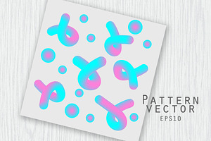 Bright Vector Neon Trendy Pattern