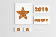 Christmas Cookies Alphabet [Vector], an Object Graphic by Chuhastock (Thumbnail 8 of 9)