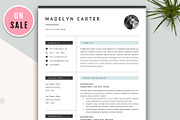 Creative Resume CV Template for Word, a Resume Template by GResume (Thumbnail 1 of 6)