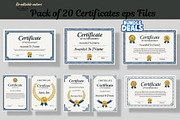 20 Creative editable Certificate, a Branding & Logo Template by Aban's World (Thumbnail 13 of 16)