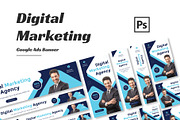 Digital Marketing Google Ads Banner, a Social Media Template by Formatika Studio (Thumbnail 1 of 4)