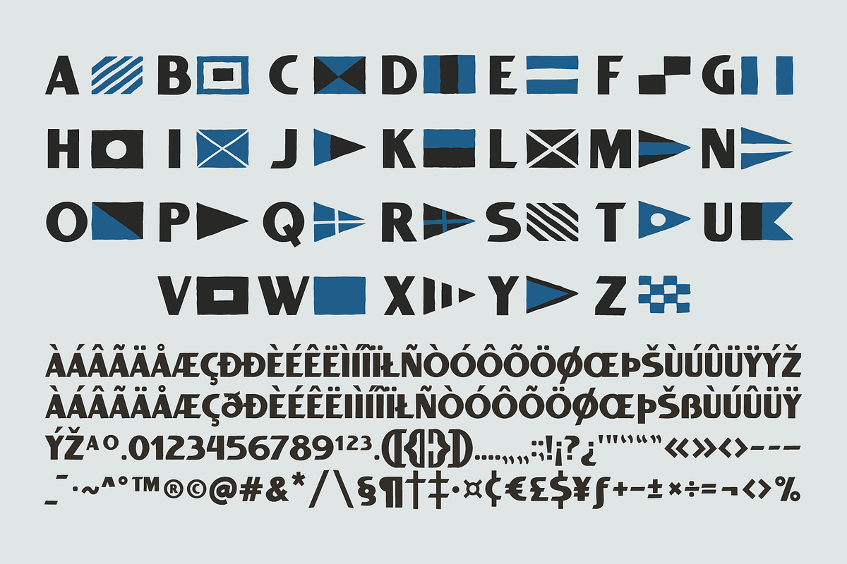SFC Port Riser, a Sans Serif Font by Skilline Supply Co. (Photo 5 of 8)