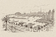 Dubai City Hand Drawn Vectors, a Decorative Illustration by Alara Studio (Thumbnail 9 of 9)