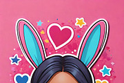 Bunny Girl Power Pack, an Illustration by ETARA by Mea Hau (Thumbnail 11 of 11)