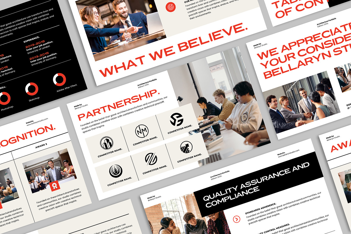 Architecture Portfolio, a Presentation Template by Occy Design (Photo 3 of 6)