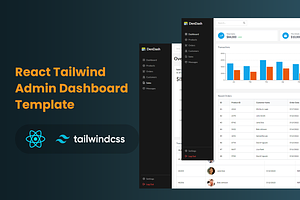 React TailwindCSS Admin Dashboard, a Templates & Theme by DesignDen
