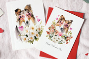 Festive dogs bundle, an Animal Illustration by TheCuteShop (Thumbnail 28 of 33)